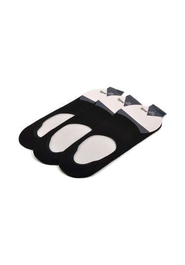 Siyah Unisex Çorap 24k005 3'lü Babet Çorap Siyah