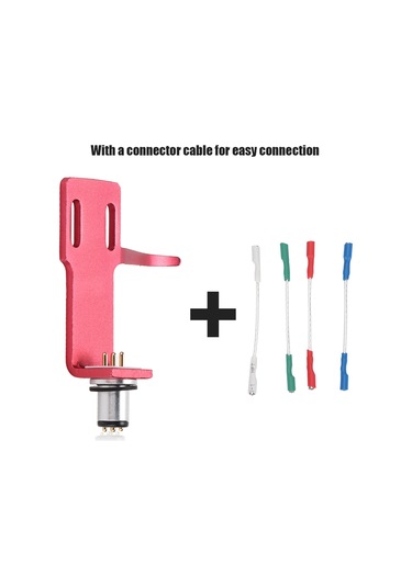 Hfambition Alüminyum Zarfli Kaliteli Fonograf Mıkrofon Stantı - 4 Kablolu, 2 Vida Çifti, Kolay Montajlı, Üst Düzey Cihazlar İçin Diğer