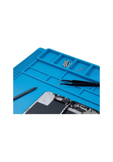 Silikon Çalışma Tamir Pedi S180 555x350mm Isıya Dayanıklı Manyetikli