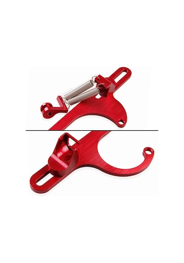 Sones Araba Modifikasyonu Gaz Kelebeği Taban Kablosu Taban Bölümü Alüminyum Alaşımlı Gaz Kablosu Gümüş