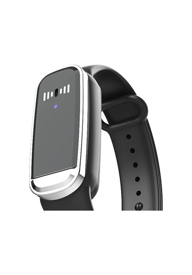 Homyl Ultrasonik Kovucu Bileklik Yürüyüş Için Akıllı Siyah