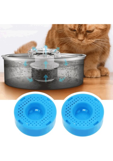 Ecronicword 4'lı Paket Evcil Hayvan Su Dağıtıcı Filtre Kartuşları F14