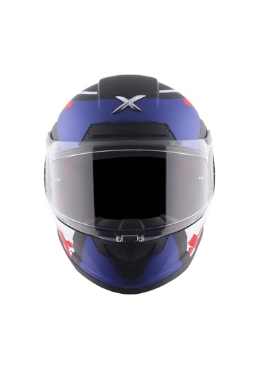 Axor Saber X Sports Kapalı Kask Mavi - Siyah