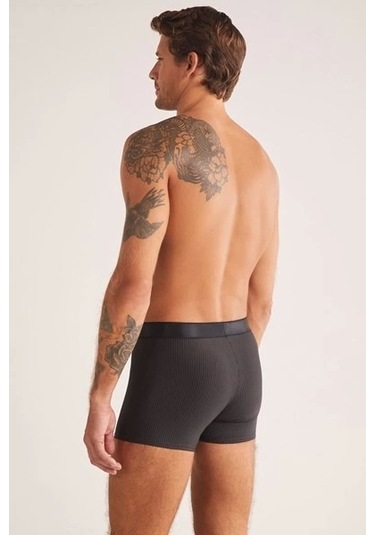 Kom Luca Erkek Boxer Siyah