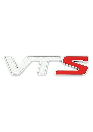 3d Metal Araba Vts Logo Amblem Rozeti Citroen C2 C3 C4 C5 Berlingo Elysee Quatre Saxo C Gümüş Kırmızı