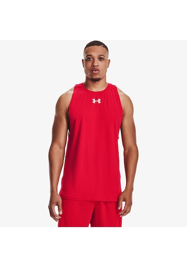 Under Armour Baseline Cotton Erkek Kırmızı Antrenman Atleti - 1361901