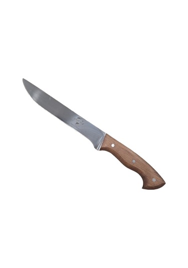 Ahşap Sap Et Bıçağı 29cm Toplam Uzunluk Geniş Ağız