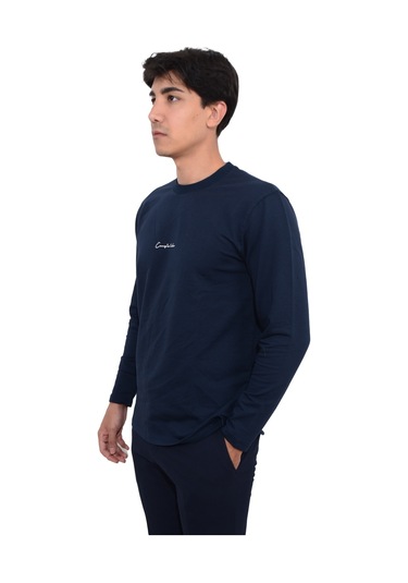 Erkek İki İplik Sıfır Yaka Sweat Çok Renkli