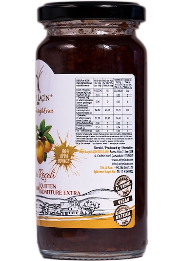 Atiye Laçin Ayva Reçeli 290 G