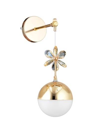 İstanbul Avize Kelebek Tekli Gold Ledli Aplik Altın