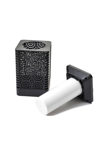 Dofolink Güneş Enerjili Alev Işığı - Ip65 Su Geçirmez Dış Mekan Led Feneri Bahçe Bahçe Dekorasyon Lambası Siyah