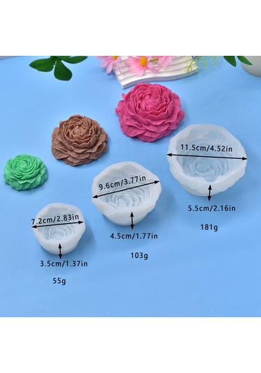 Yunboo Büyük Boy Papatya Desenli Silikon Kalıp: Sabun, Mum, Fondant Ve Ev Yapımı Lezzetler İçin Esnek Kullanım