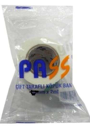 Pass Köpük Çift Taraflı Bant 18 Mm X 2 Metre