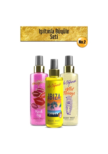 Eda Taşpınar French Kiss + Ibiza + Wild Things Body Mist 3 x 200 ML