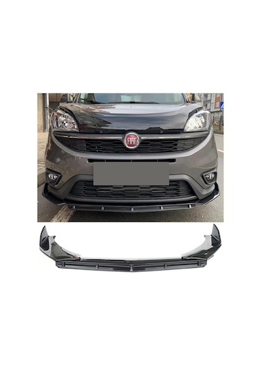 Fiat Doblo D4 Ön Lip Parlak Siyah 3 Prç Brabus Abs