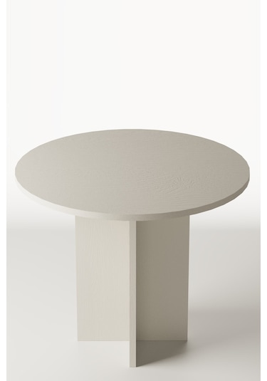 Harmony Sora Oval Masa 90x75x90 Cm Aytaşı Sadece Masa - Modern Tasarım Antrasit