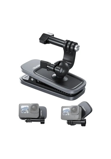Telesin Gopro İçin Sırt Çantası Ve Giysi Üzerine Dönebilen Klips 164634548