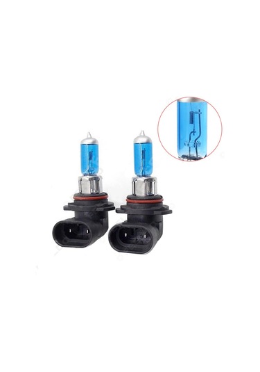 Xindoker 12v Süper Beyaz Xenon Görünümlü Halojen Far Ampulü 9006/hb4 100w 2'li Paket