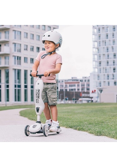 Scoot And Ride Helmet Bebek Kaskı Xxs-S Açık Gri 181206-96360