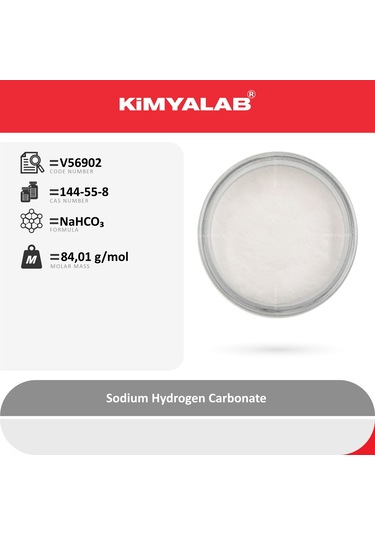 Kimyalab Sodyum Hidrojen Karbonat Sodium Hydrogen Carbonate USP﻿﻿ 1 KG