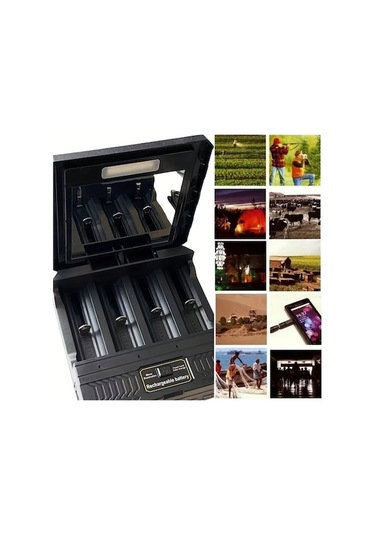 Besthome1 Dream011 1 Bilgisayar Güneş Şarj Cihazı Lityum Pil 18650-26650, Akıllı Usb Şarj