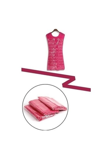 Buffer Elbise Şeklinde Takı Düzenleyici İki Taraflı Mücevherler Ve Takılar İçin Takı Organizer Çok Renkli