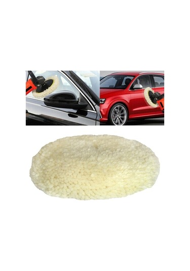 Pazly Pamuk Ve Yün Karışımı 2'li Cilalama Pedi Seti - 3-7 İnç Boyut Seçenekleri