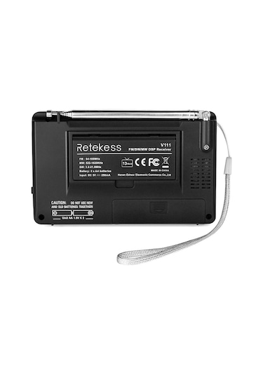 Springsun Retekess Mw/fm/sw Stereo Radyo 9khz Cep Dünya Bandı Dijital Ayarlı Radyo Açık Hava Radyosu