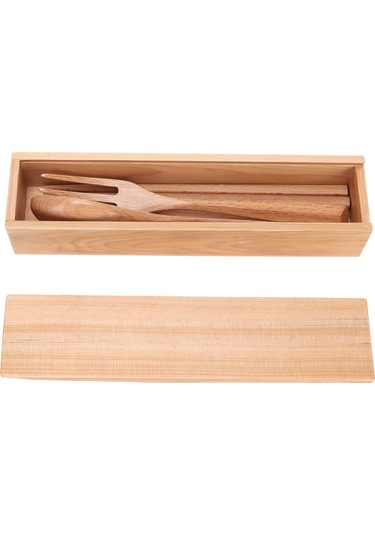 4 Adet/takım Taşınabilir Ahşap Çatal Bıçak Takımı Ev, Otel, Restoran Diğer