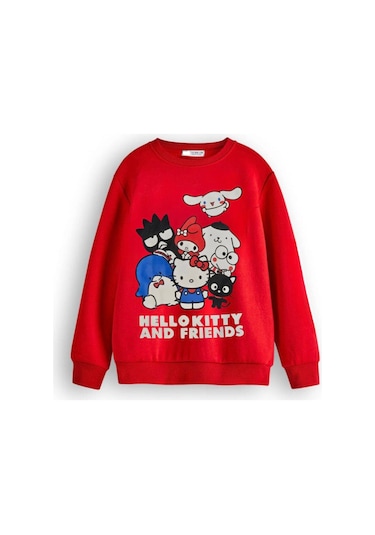 Kuromi Kız Çocuk Sweat Kırmızı