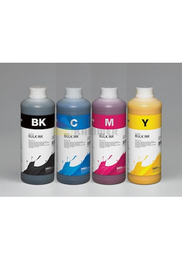 4X 1 L İnktec Pigment Mürekkep HP Pagewide 477Dw Uyumlu