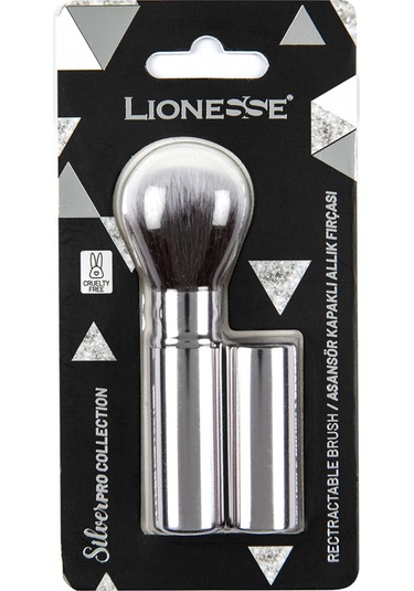 Lionesse Silver Collection Asansör Kapaklı Allık Fırçası 5132