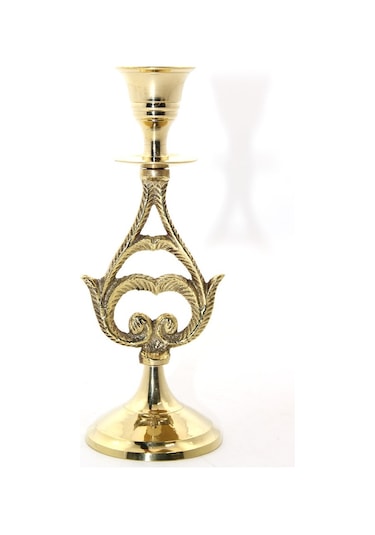 Tekli Pirinç Şamdan 27768