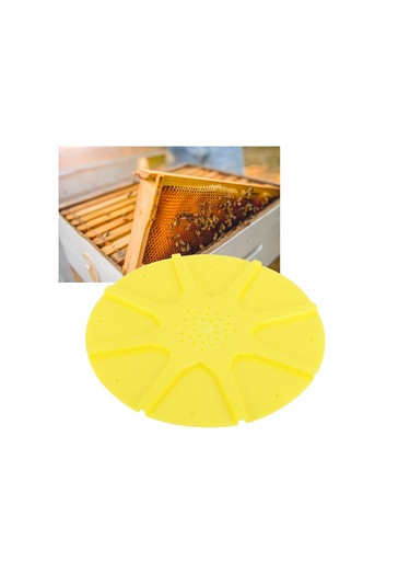 Tenfowee Arı Kovanı Kaçış Engeli - 8 Yollu Yuvarlak Plaka, Fare Ve Gönüllü Engelleme, Dayanıklı Plastik, Arıcılık Aksesuarı