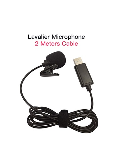 Yifomall Usb Klips Mikrofon - 2m Kablo, Pc/laptop İçin Tak&çalıştır, Konferans/canlı Yayın/kayıt