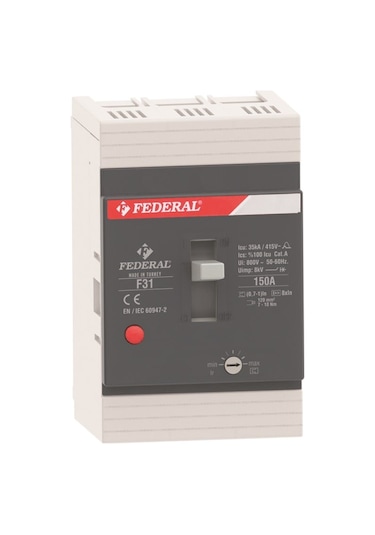 Federal F31 3x63a 35ka Tmş 44-63a Ayarlı