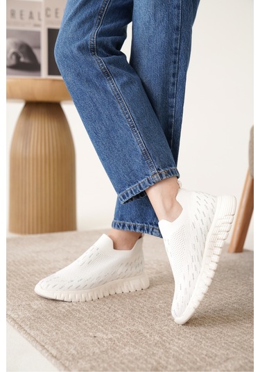 Marvin Günlük Ortopedik Kadın Sneaker Spor Ayakkabı Beyaz