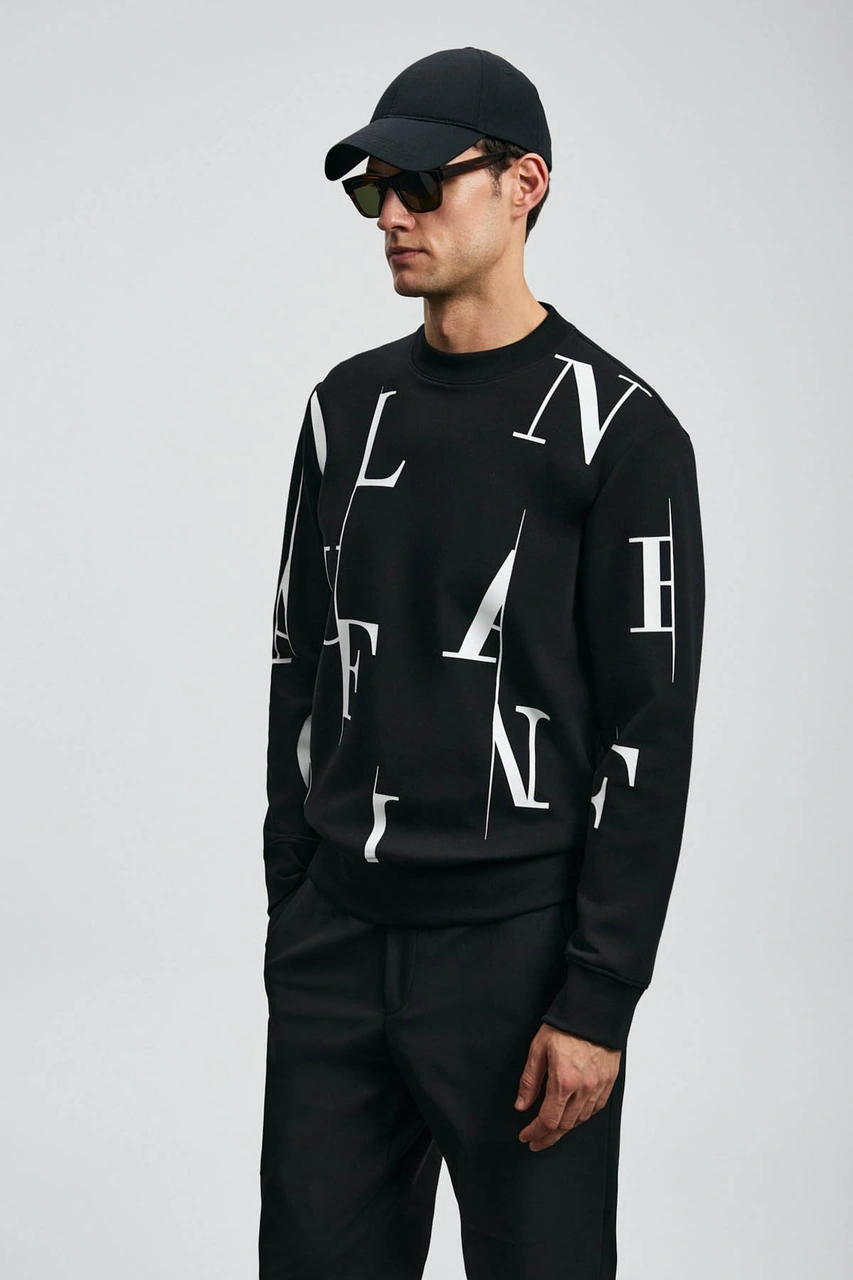Lufian Tiffany Siyah Erkek Sweatshirt 112030184 Siyah