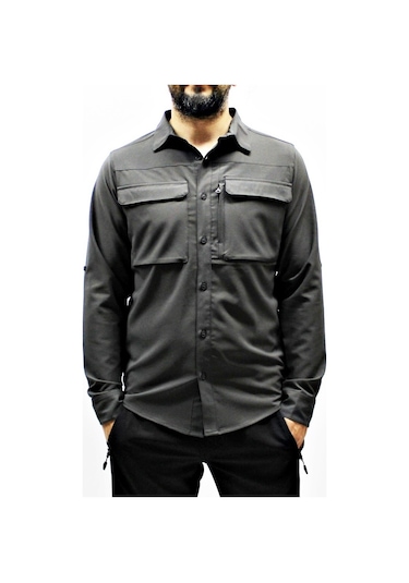 Mudwill Gri Flex Tactical Outdoor Taktik Gömlek Gri
