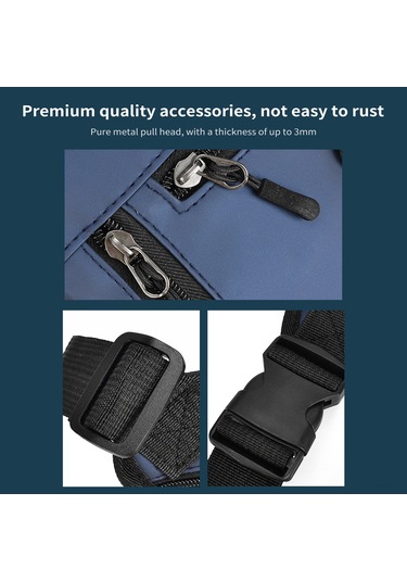 Fosenze Motorsiklet Bacak Çantası - Su Geçirmez Çok Amaçlı Erkek Ekipmanı, Mavi Renk, Outdoor Spor Aksesuarı