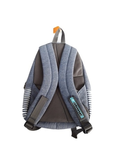 Alone Mavi Beyaz Koton Sırt Çantası Bayan Mini Çanta