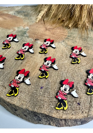 Mr. Home Miki Mause Ahşap Figür-uv Baskılı Figür