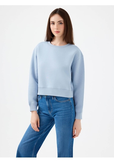 Loft Açık Mavi Kadın Sweatshirt Lf2041105 Açık Mavi