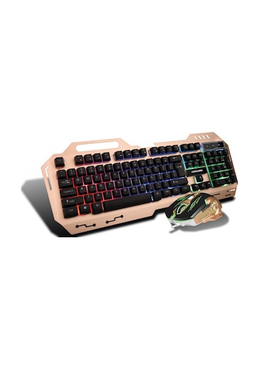 Concord C-58 Led Gaming Kablolu Q Klavye Mouse Set