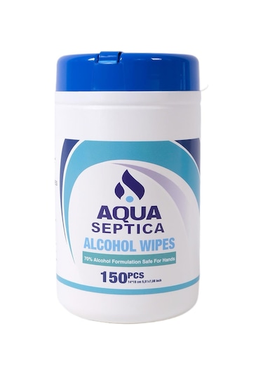 Alcohol Wipes 150 Li %70 Alkol İçerikli El Ve Yüzey Temizlik Mendili Şeffaf