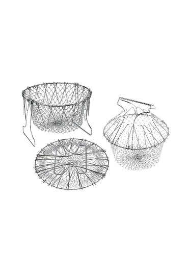 Chef Basket Çok Fonksiyonlu Pratik Süzgeç Çok Renkli