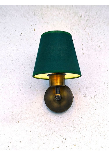 Shimmer Duvar Apliği Eskitme Gold Yeşil Başlıklı Yeşil