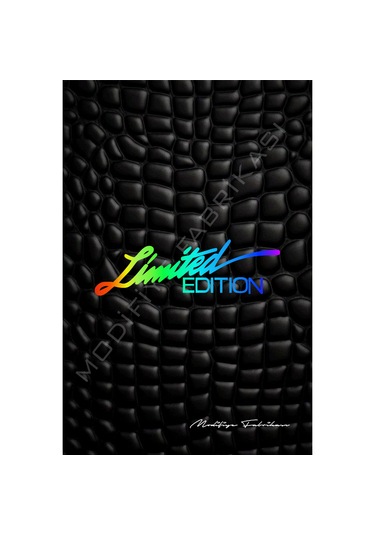 Limited Edition Sticker Folyo - Hologram - 16 X 5 Cm