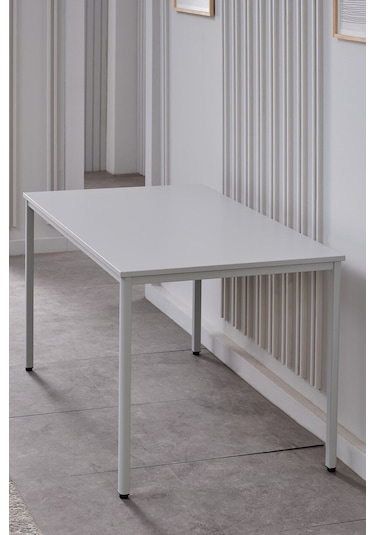 Sehpol Çalışma Masası 140x80x75 Cm Gri