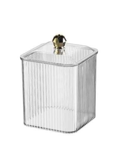 Şeffaf Beyaz Küçük Pamuklu Çubuk Kutusu, Toz Geçirmez Ve Şeffaf A